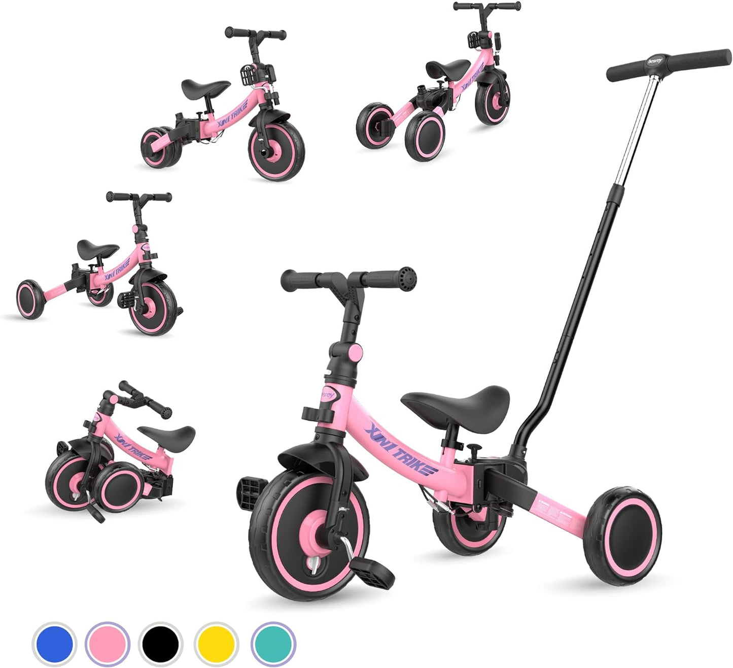 子供用三輪車 手押し棒 XIN1 バランスバイク