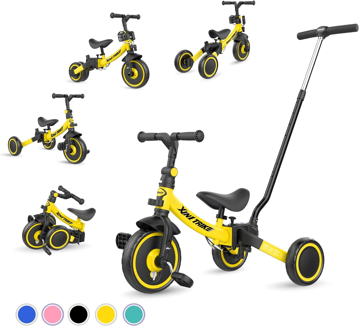 子供用三輪車 手押し棒 XIN1 バランスバイク