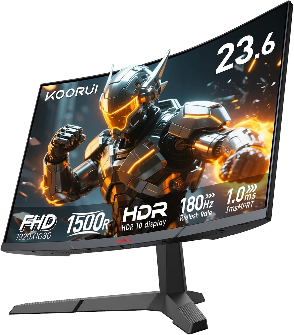 ゲーミングモニター24 インチ 湾曲  VA パネル リフレッシュレート 180Hz