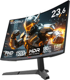 ゲーミングモニター24 インチ 湾曲  VA パネル リフレッシュレート 180Hz