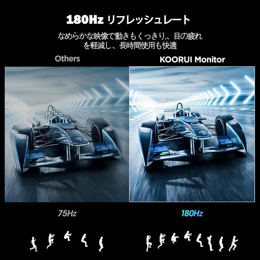 ゲーミングモニター24 インチ 湾曲  VA パネル リフレッシュレート 180Hz