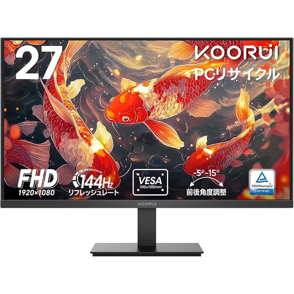 PC モニター 27 インチ IPS パネル リフレッシュレート 144Hz