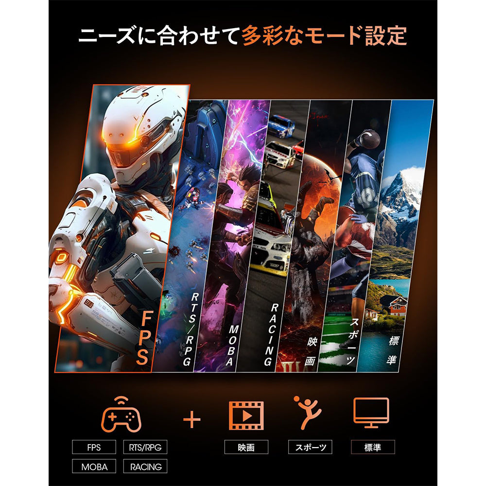 ゲーミングモニター 24 インチ Fast IPS パネル トールモデル リフレッシュレート 180Hz