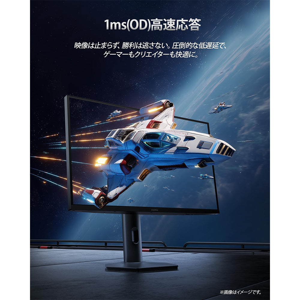 QD-MiniLED 27 インチ ゲーミングモニター 4K Fast IPS パネル UHD モード：160Hz / FHD (1080p) モード：320Hz