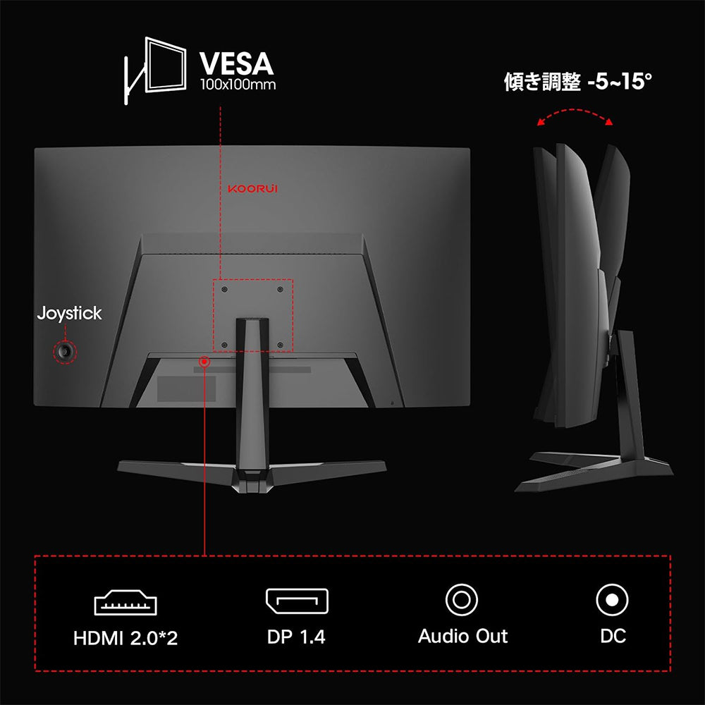 ゲーミングモニター 27 インチ 湾曲 Fast VA パネル リフレッシュレート 180Hz