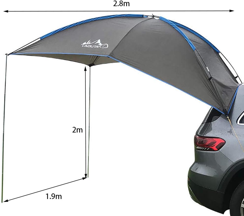 タープ テント カーサイドタープ 車用 日よけカーテント 設営簡単 単体使用可能 5-8人用 キャンプ テント アウトドア