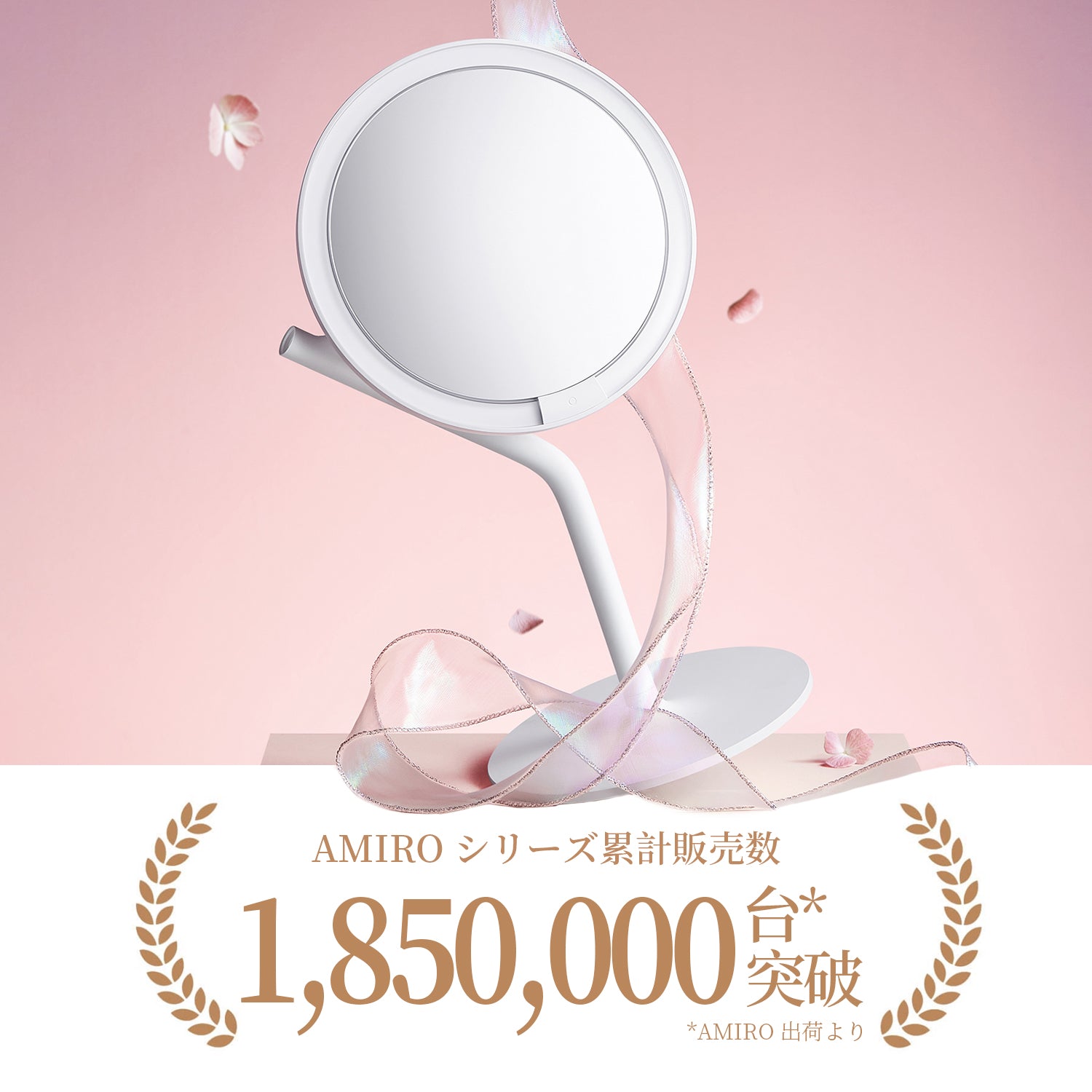 LED 美容ミラー AMIRO MINI 2S