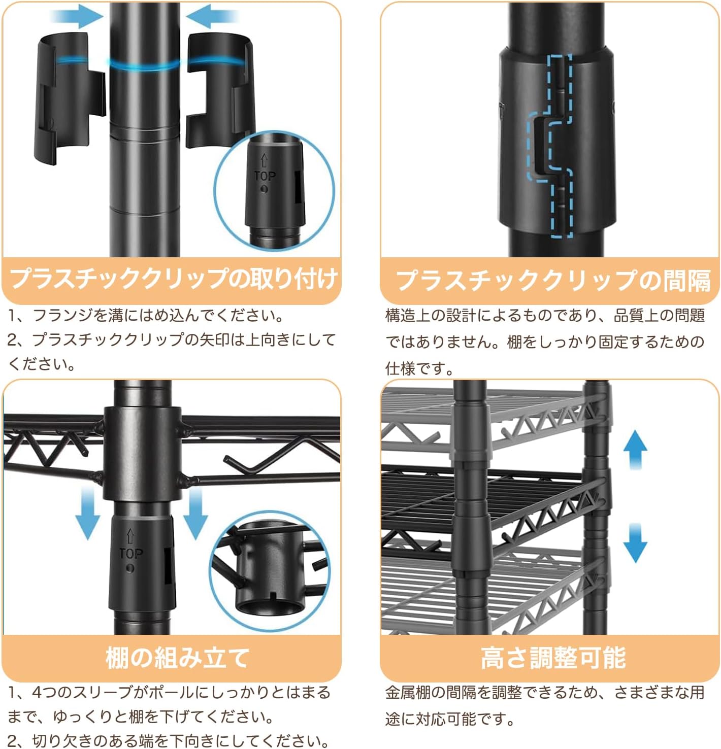 ハンガーラック 頑丈 2段 大容量 洋服ラック 耐荷重260kg