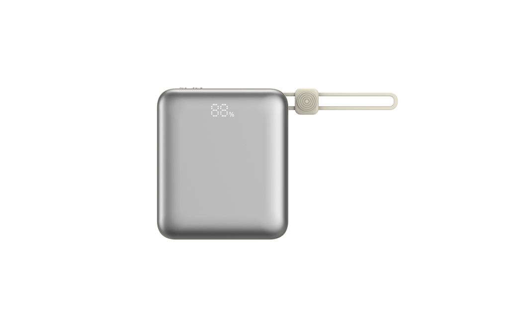 MagSafe AppleWatch対応 小型大容量モバイルバッテリー ホワイト ABS-AS100MGA-WH