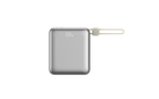 MagSafe AppleWatch対応 小型大容量モバイルバッテリー ホワイト ABS-AS100MGA-WH