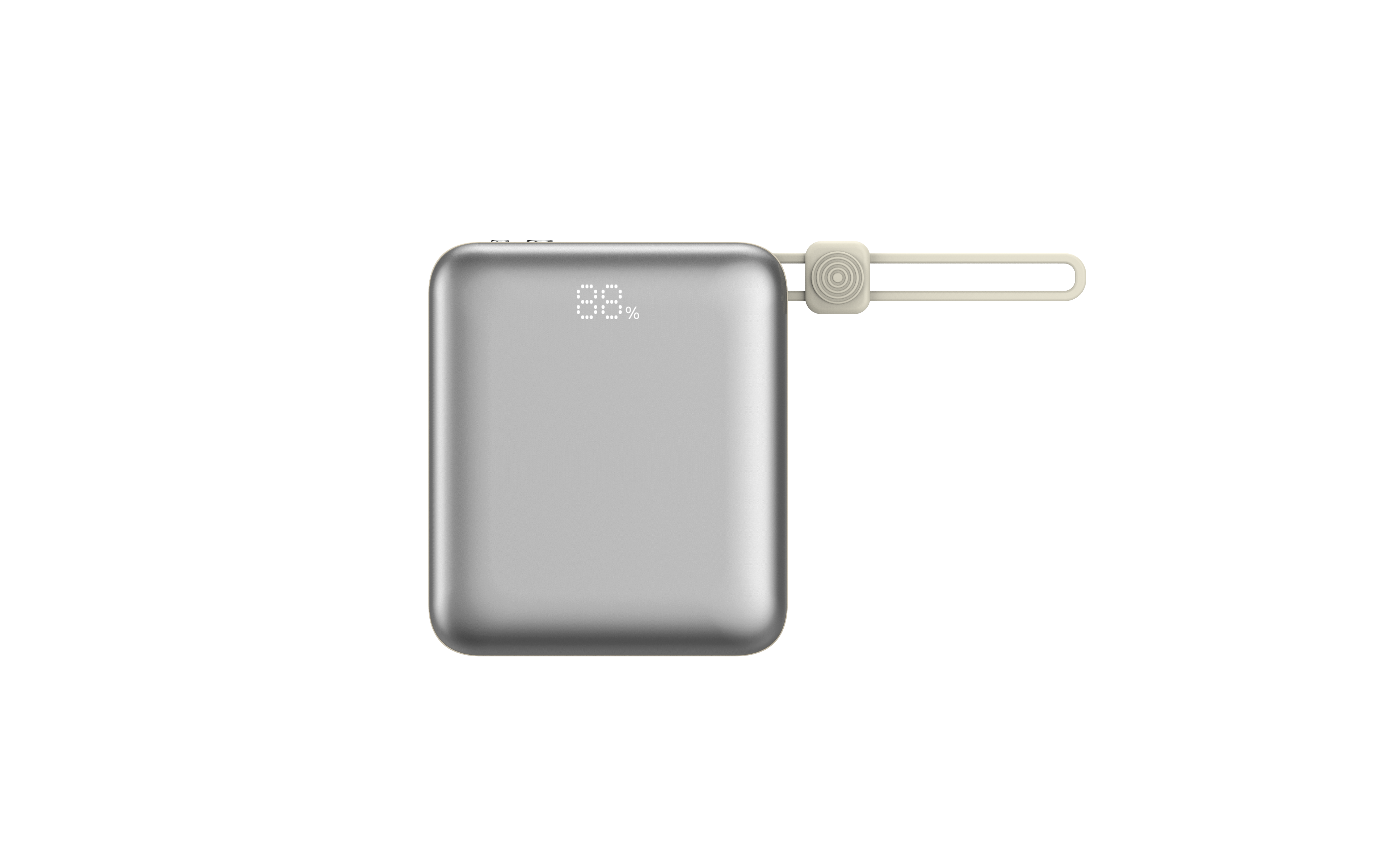 MagSafe AppleWatch対応 小型大容量モバイルバッテリー ホワイト ABS-AS100MGA-WH