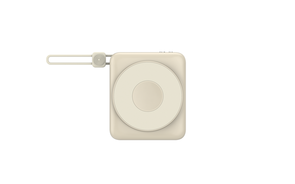 MagSafe AppleWatch対応 小型大容量モバイルバッテリー ホワイト ABS-AS100MGA-WH