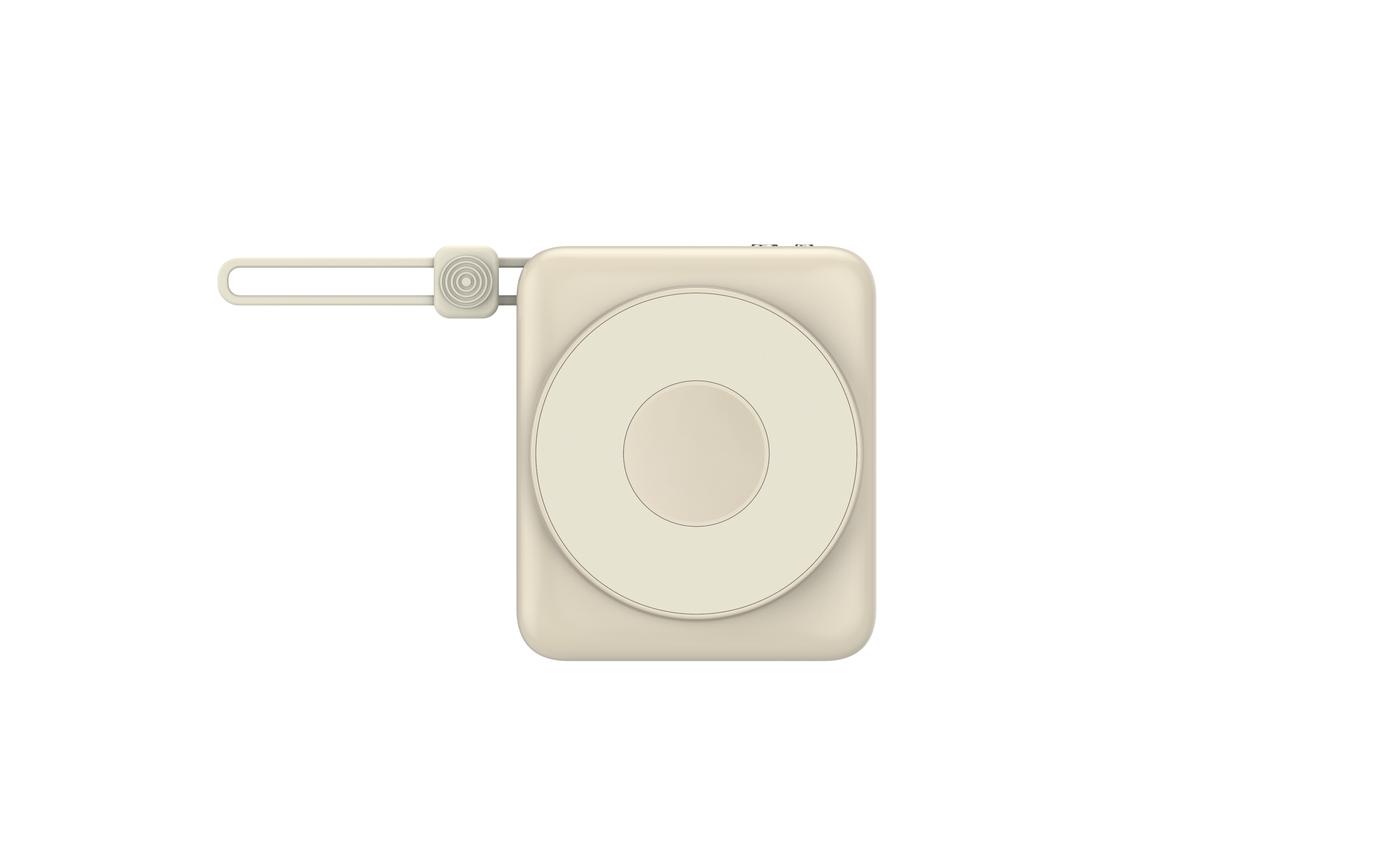 MagSafe AppleWatch対応 小型大容量モバイルバッテリー ホワイト ABS-AS100MGA-WH