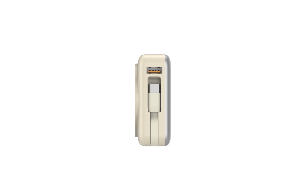 MagSafe AppleWatch対応 小型大容量モバイルバッテリー ホワイト ABS-AS100MGA-WH
