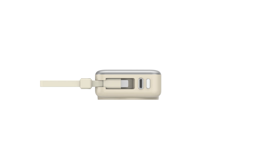 MagSafe AppleWatch対応 小型大容量モバイルバッテリー ホワイト ABS-AS100MGA-WH
