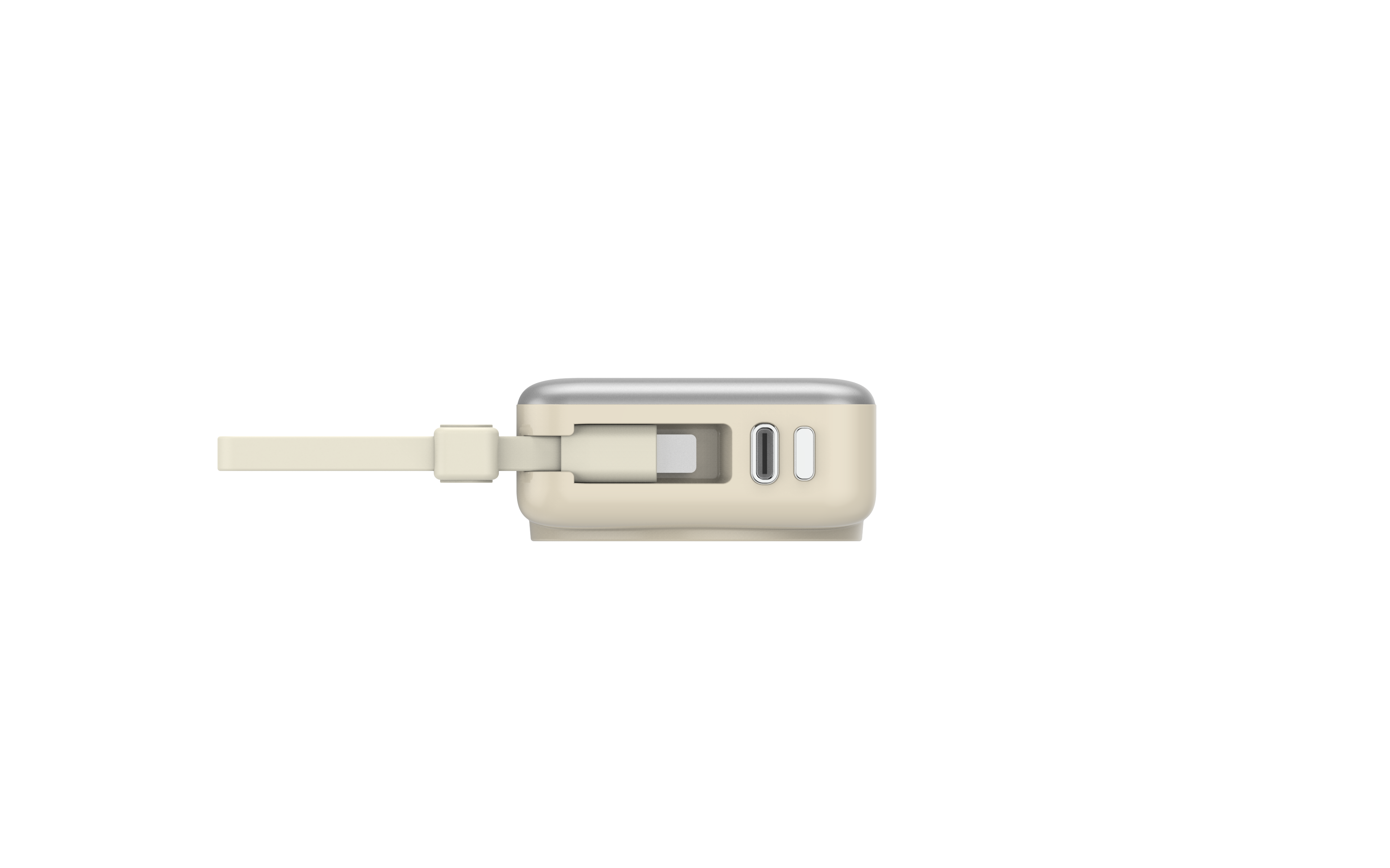 MagSafe AppleWatch対応 小型大容量モバイルバッテリー ホワイト ABS-AS100MGA-WH
