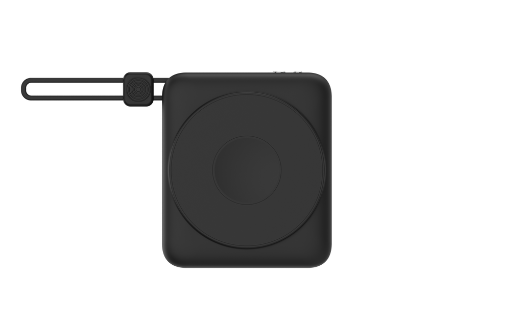 MagSafe AppleWatch対応 小型大容量モバイルバッテリー ホワイト ABS-AS100MGA-WH