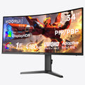 ゲーミングモニター 34 インチ 湾曲 VA パネル リフレッシュレート 180Hz