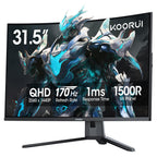 ゲーミングモニター 31.5 インチ 湾曲 Fast VA パネル リフレッシュレート 170Hz